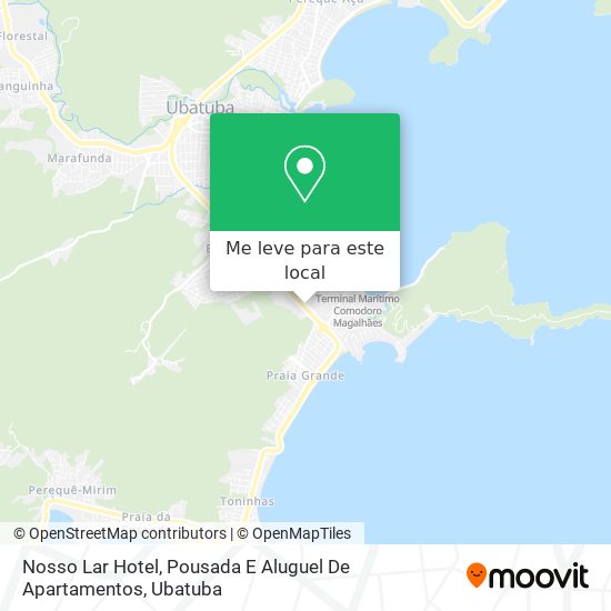 Nosso Lar Hotel, Pousada E Aluguel De Apartamentos mapa