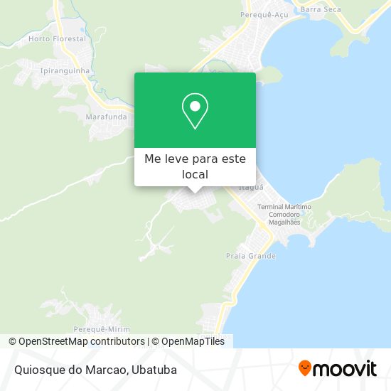 Quiosque do Marcao mapa