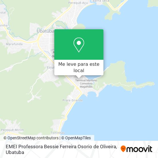EMEI Professora Bessie Ferreira Osorio de Oliveira mapa