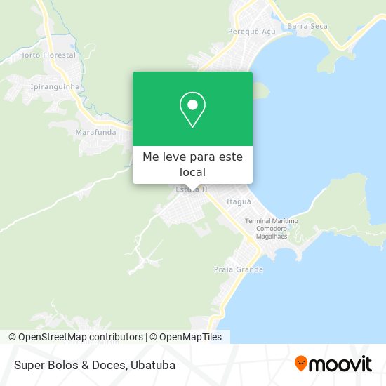 Super Bolos & Doces mapa