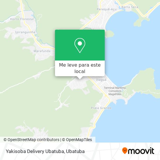 Yakisoba Delivery Ubatuba mapa