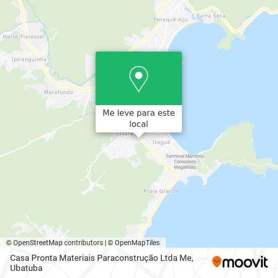 Casa Pronta Materiais Paraconstrução Ltda Me mapa