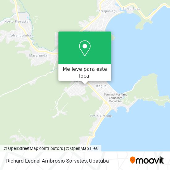 Richard Leonel Ambrosio Sorvetes mapa