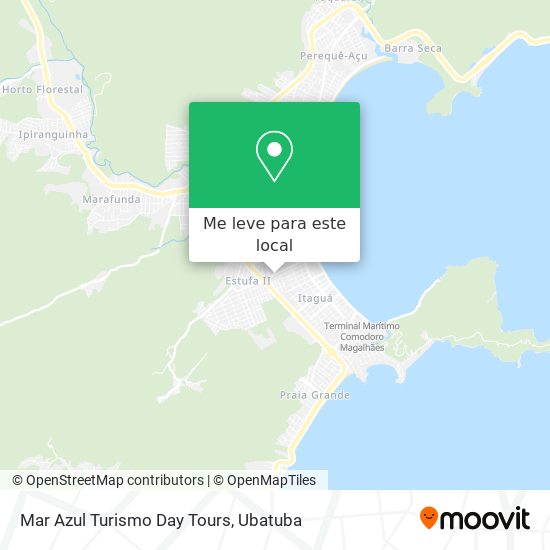 Mar Azul Turismo Day Tours mapa