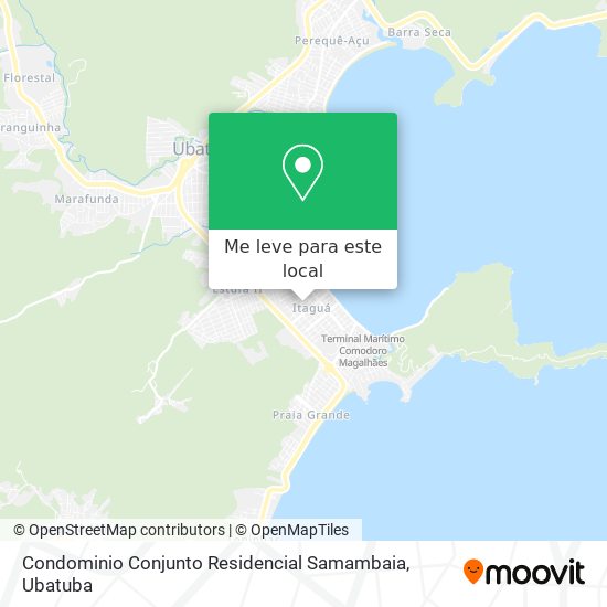 Condominio Conjunto Residencial Samambaia mapa