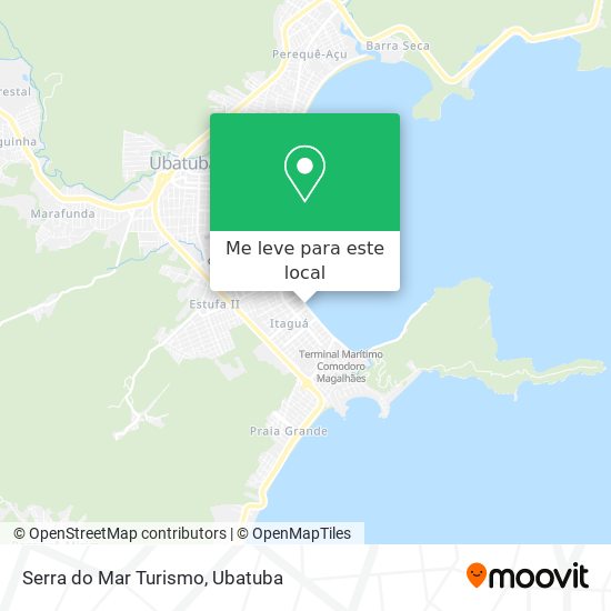 Serra do Mar Turismo mapa