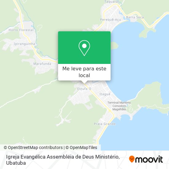 Igreja Evangélica Assembléia de Deus Ministério mapa