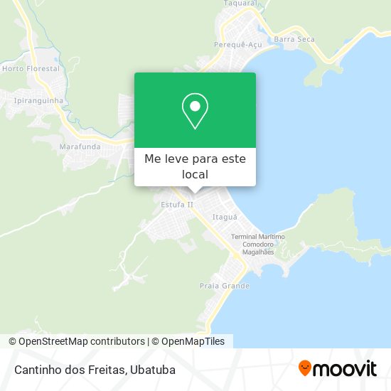 Cantinho dos Freitas mapa