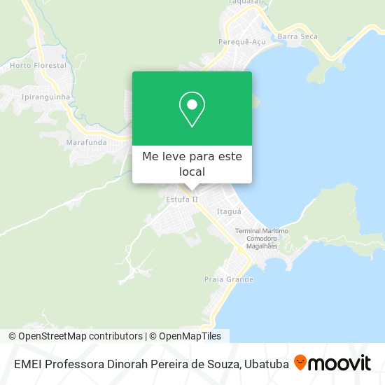 EMEI Professora Dinorah Pereira de Souza mapa