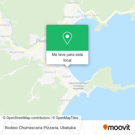 Rodeio Churrascaria Pizzaria mapa