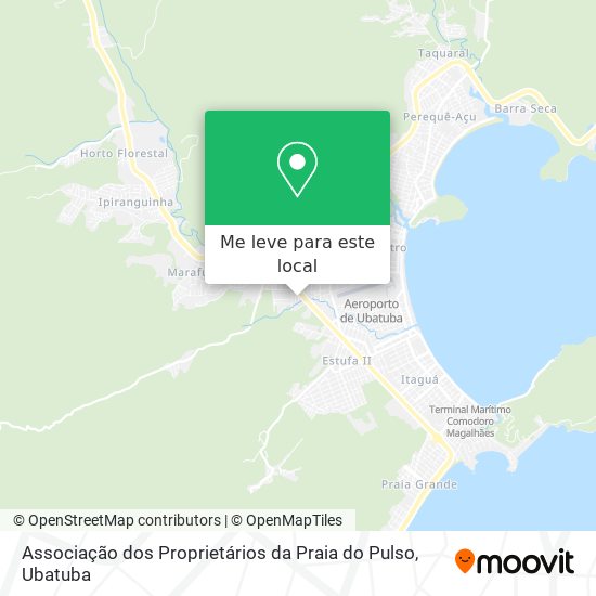 Associação dos Proprietários da Praia do Pulso mapa