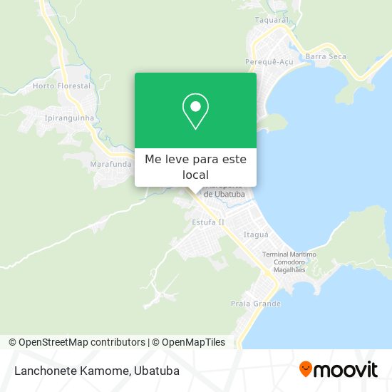 Lanchonete Kamome mapa