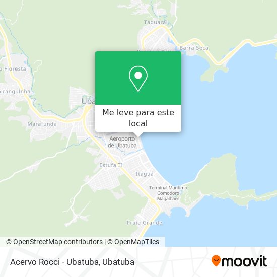 Acervo Rocci - Ubatuba mapa