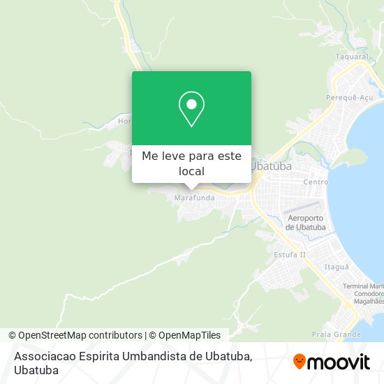 Associacao Espirita Umbandista de Ubatuba mapa