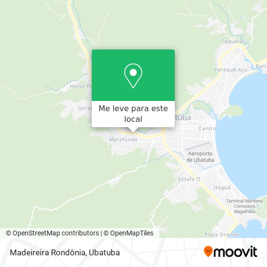 Madeireira Rondônia mapa