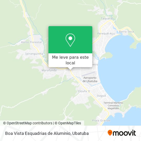 Boa Vista Esquadrias de Alumínio mapa
