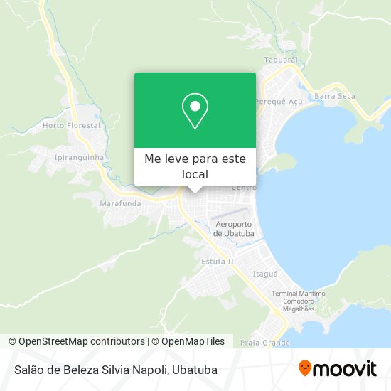 Salão de Beleza Silvia Napoli mapa