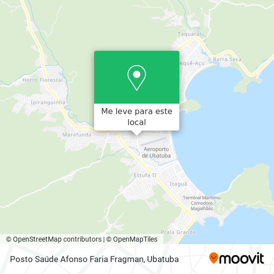 Posto Saúde Afonso Faria Fragman mapa