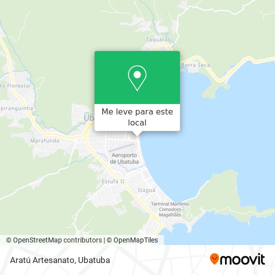 Aratú Artesanato mapa