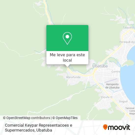 Comercial Keypar Representacoes e Supermercados mapa