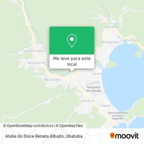 Atelie do Doce Renata Albado mapa
