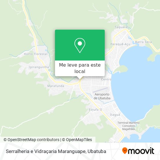 Serralheria e Vidraçaria Maranguape mapa