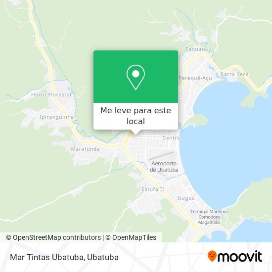 Mar Tintas Ubatuba mapa