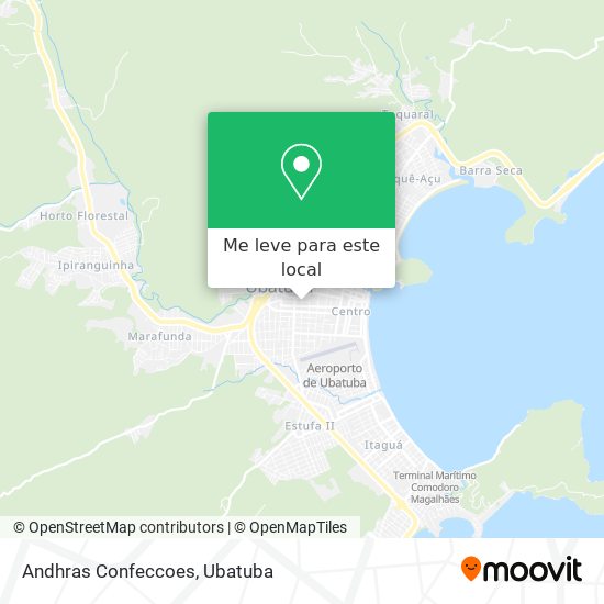 Andhras Confeccoes mapa