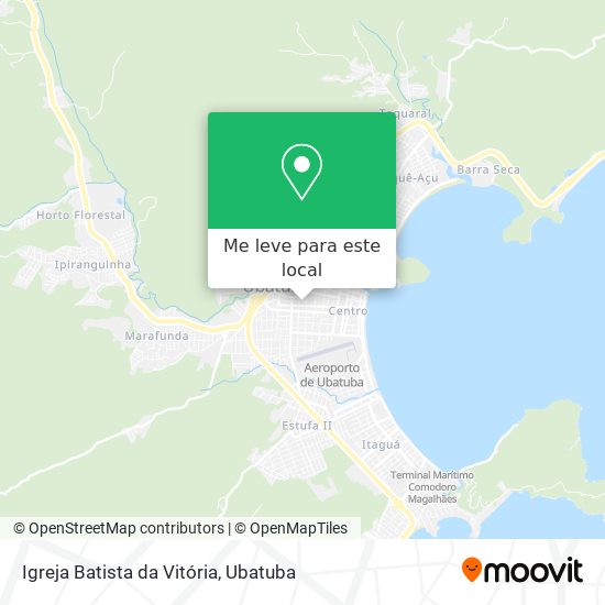 Igreja Batista da Vitória mapa