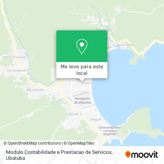 Modulo Contabilidade e Prestacao de Servicos mapa