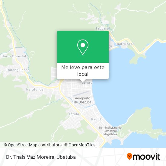 Dr. Thaís Vaz Moreira mapa