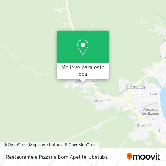 Restaurante e Pizzaria Bom Apetite mapa