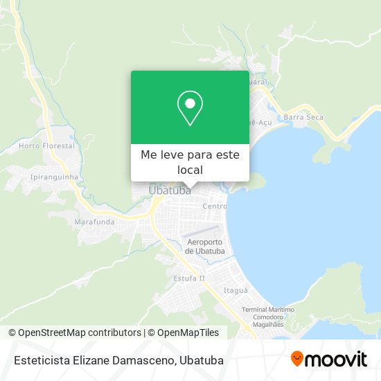 Esteticista Elizane Damasceno mapa