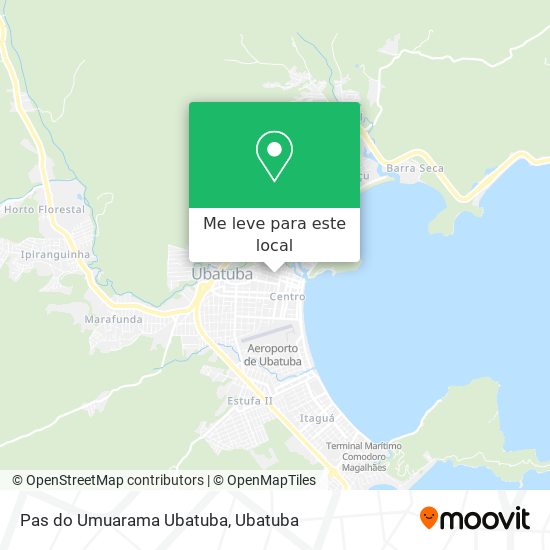 Pas do Umuarama Ubatuba mapa