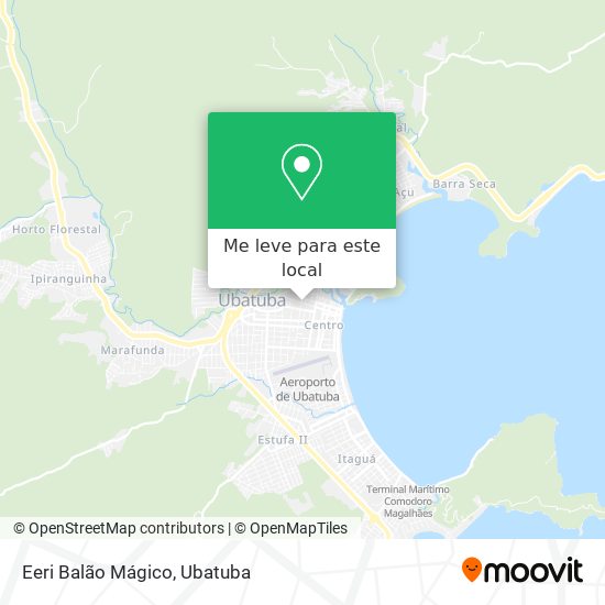 Eeri Balão Mágico mapa