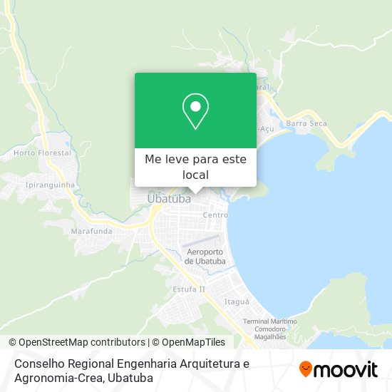 Conselho Regional Engenharia Arquitetura e Agronomia-Crea mapa