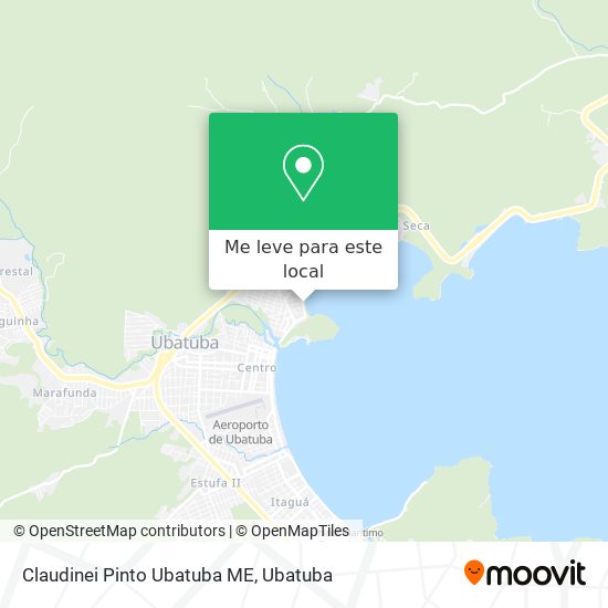 Claudinei Pinto Ubatuba ME mapa