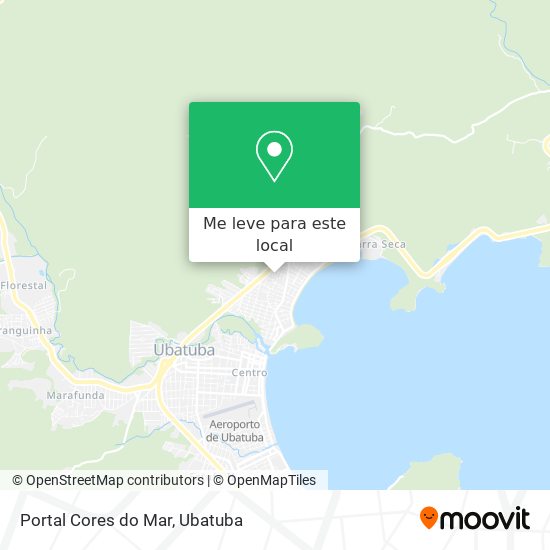 Portal Cores do Mar mapa