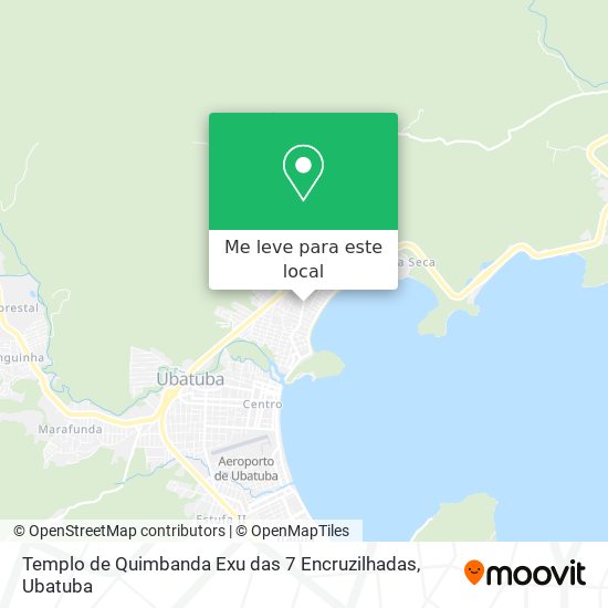 Templo de Quimbanda Exu das 7 Encruzilhadas mapa