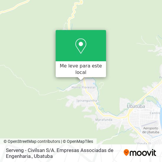 Serveng - Civilsan S / A. Empresas Associadas de Engenharia. mapa