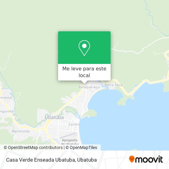 Casa Verde Enseada Ubatuba mapa