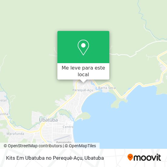 Kits Em Ubatuba no Perequê-Açu mapa