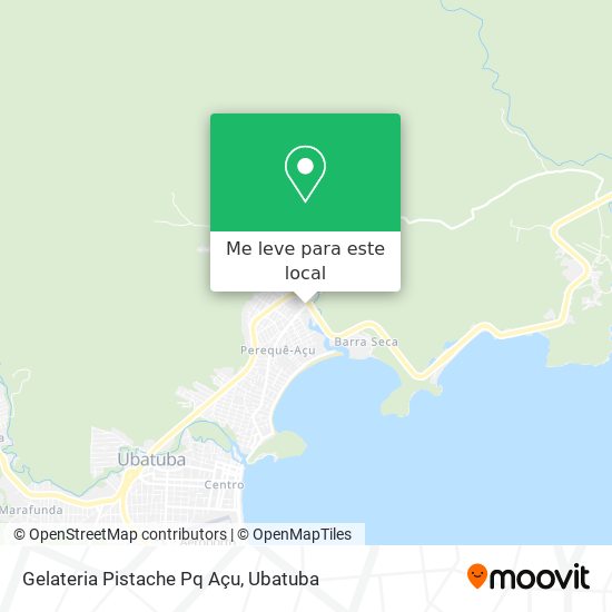 Gelateria Pistache Pq Açu mapa