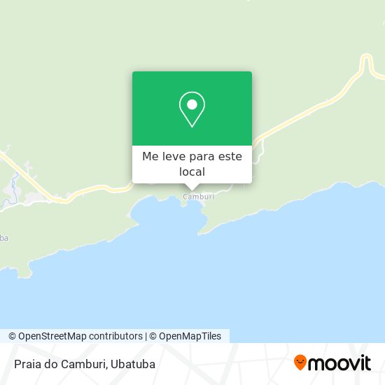 Praia do Camburi mapa