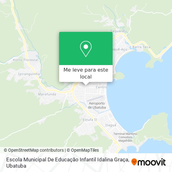 Escola Municipal De Educação Infantil Idalina Graça mapa