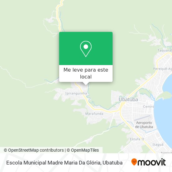 Escola Municipal Madre Maria Da Glória mapa