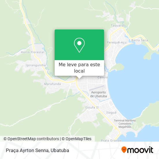 Praça Ayrton Senna mapa