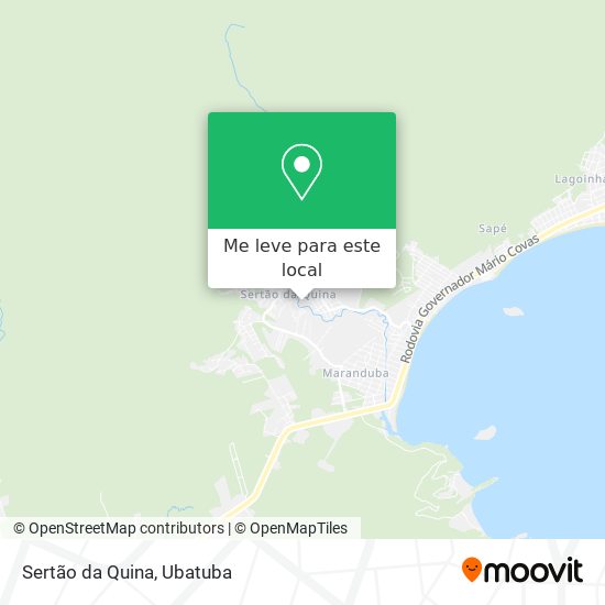 Sertão da Quina mapa