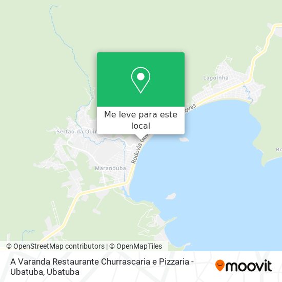 A Varanda Restaurante Churrascaria e Pizzaria - Ubatuba mapa