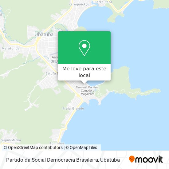 Partido da Social Democracia Brasileira mapa